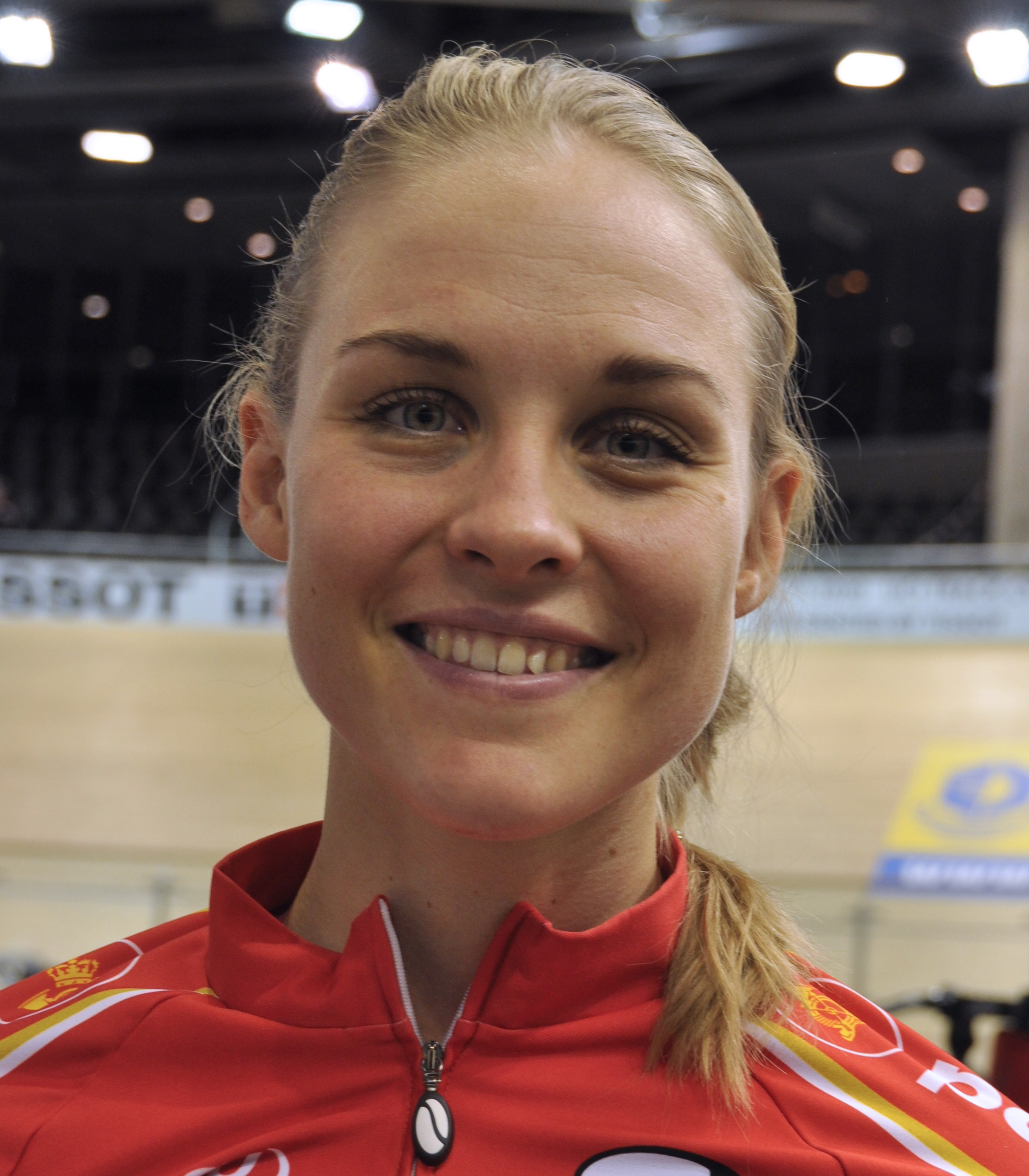 Billede af den danske cykelrytter Julie Leth